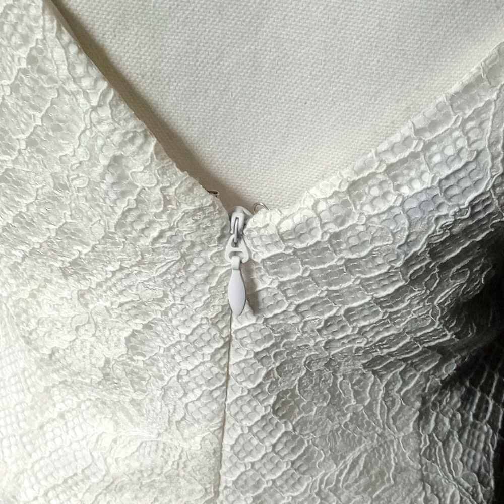 bebe White Lace Dress - Picture 2 of 9